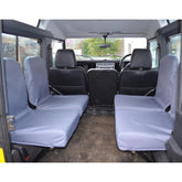 Land Rover Defender 90 110 - 1983-2007 Rear Set Of 4 Dicky Folding Seat Covers - Grey